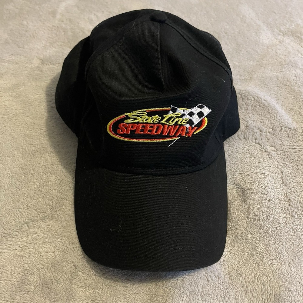 Racing Hat Men One Size Black Otto Adjustable Trucker Baseball Cap Lightweight